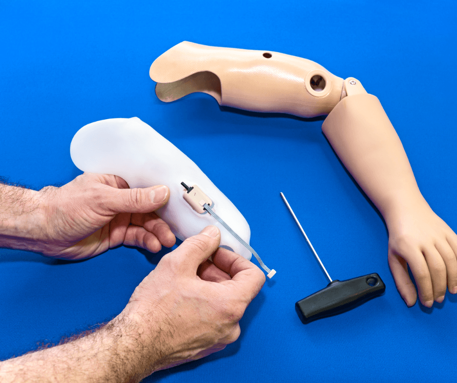 Life-Like Prosthetic Limbs : Silicone Material